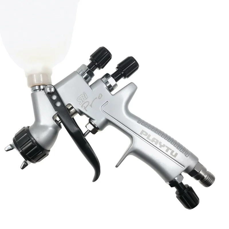 Air Pneumatic MINI Spray Gun SRi Pro Professional 1.2mm Gravity Feed coat Paint Sprayer with 250ml tank | Инструменты