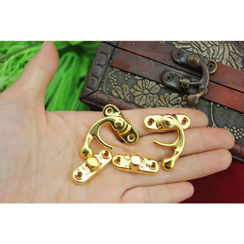 20 шт 28x33 мм коробка чемодан тумблер защелки пряжки античный стиль металла Lockes