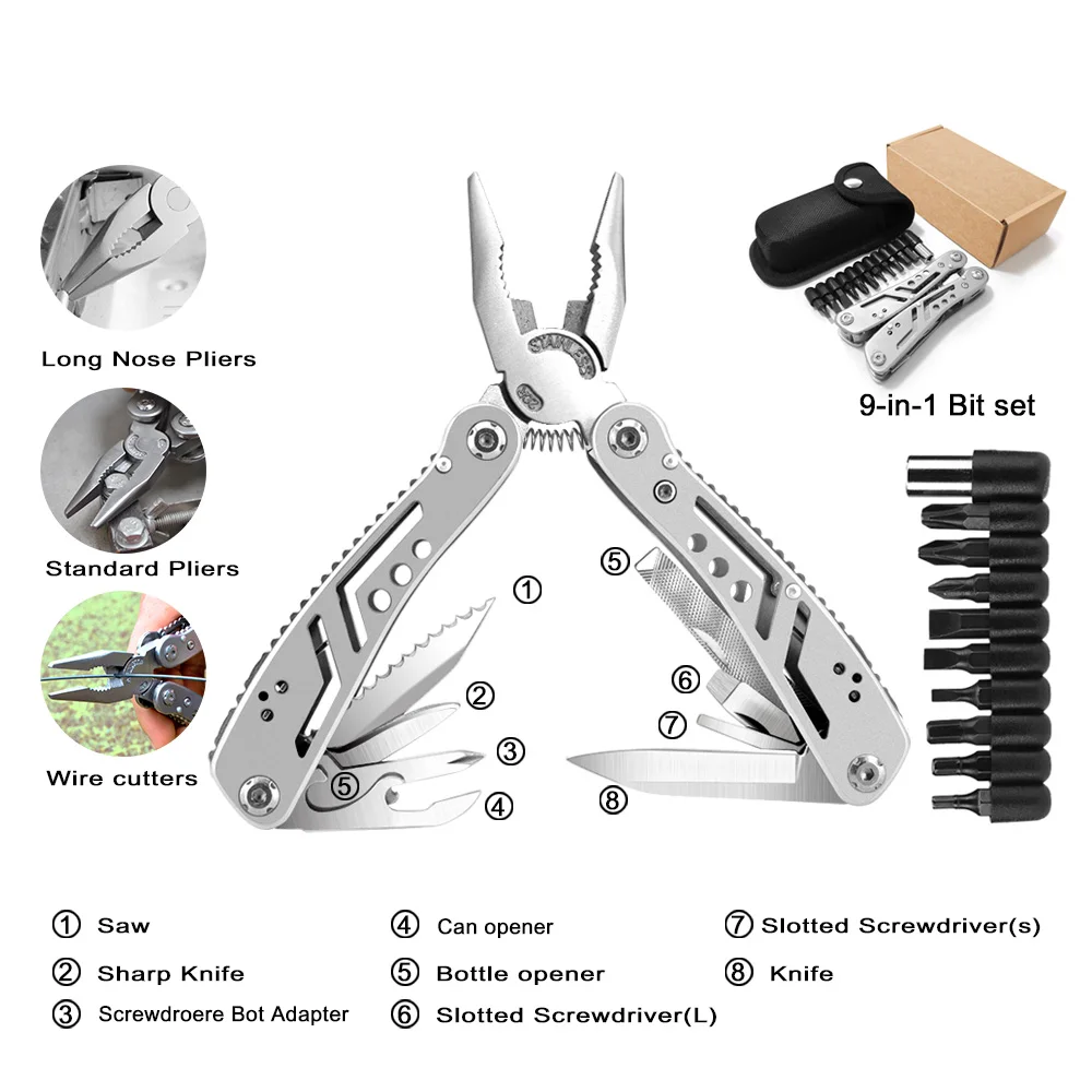 Многофункциональные плоскогубцы для зачистки проводов комбинированные