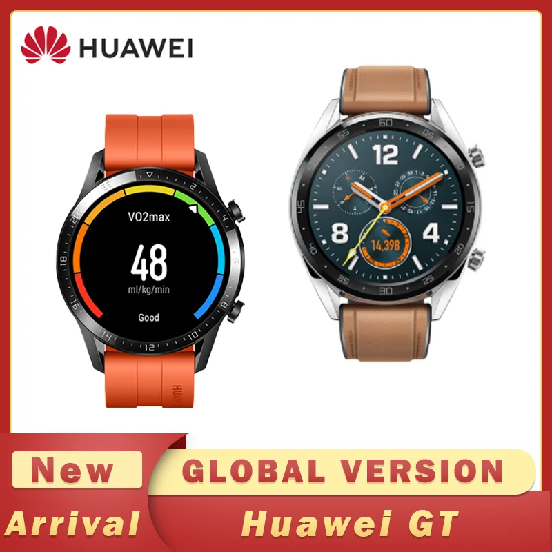 Глобальная версия HUAWEI часы GT в наличии Смарт трекер сна Поддержка