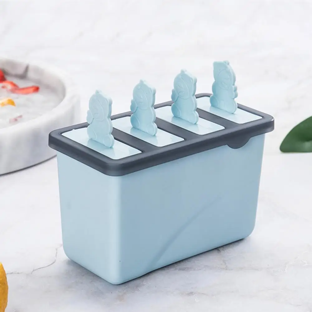 4 полости силиконовые формы мороженое для ванны формователь кубиков льда плесень