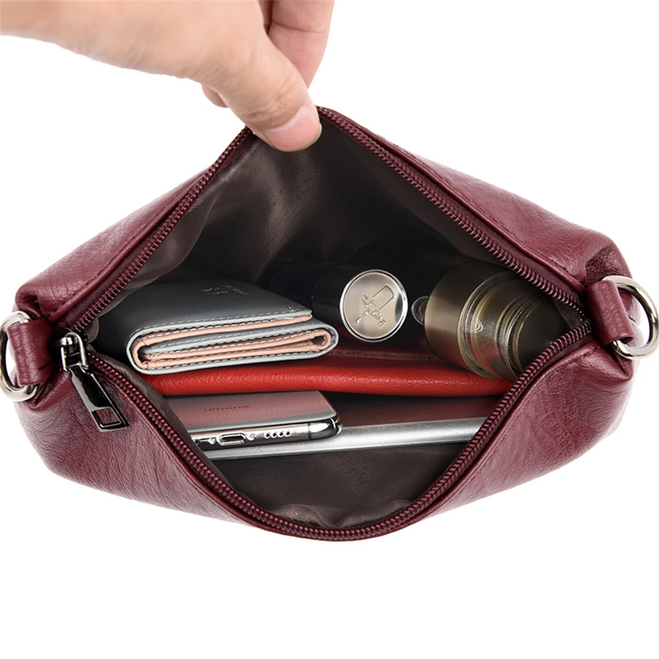 Новинка комплект из 2 предметов: женские кошельки и сумки мягкой кожи роскошные в