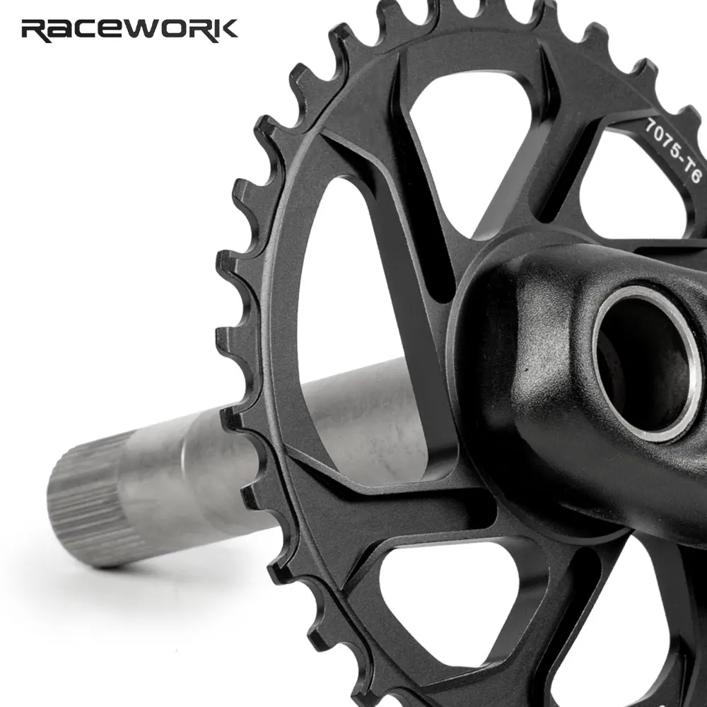 RACEWORK кривошипная система 170 мм 175 фотолампа 30T 32T 34T 36T 38T узкая широкая корона для
