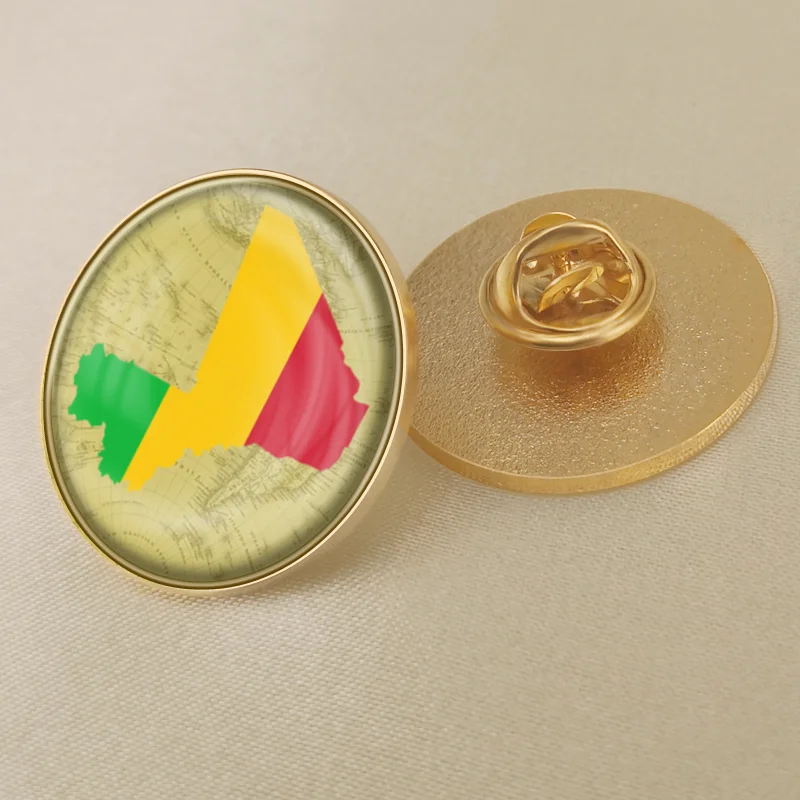 Герб Мали малияны флаг Национальная эмблема брошь значки нагрудные знаки |