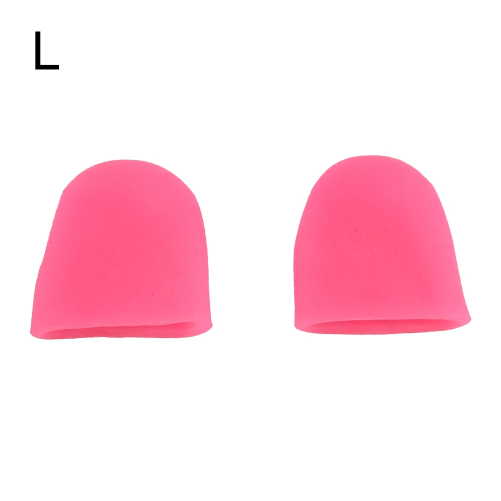 

2Pcs S L Silicone Gel Toe Tube Corns Blisters Protector Gel Bunion Toe Finger Protection Foot Care Foot Health Care Product