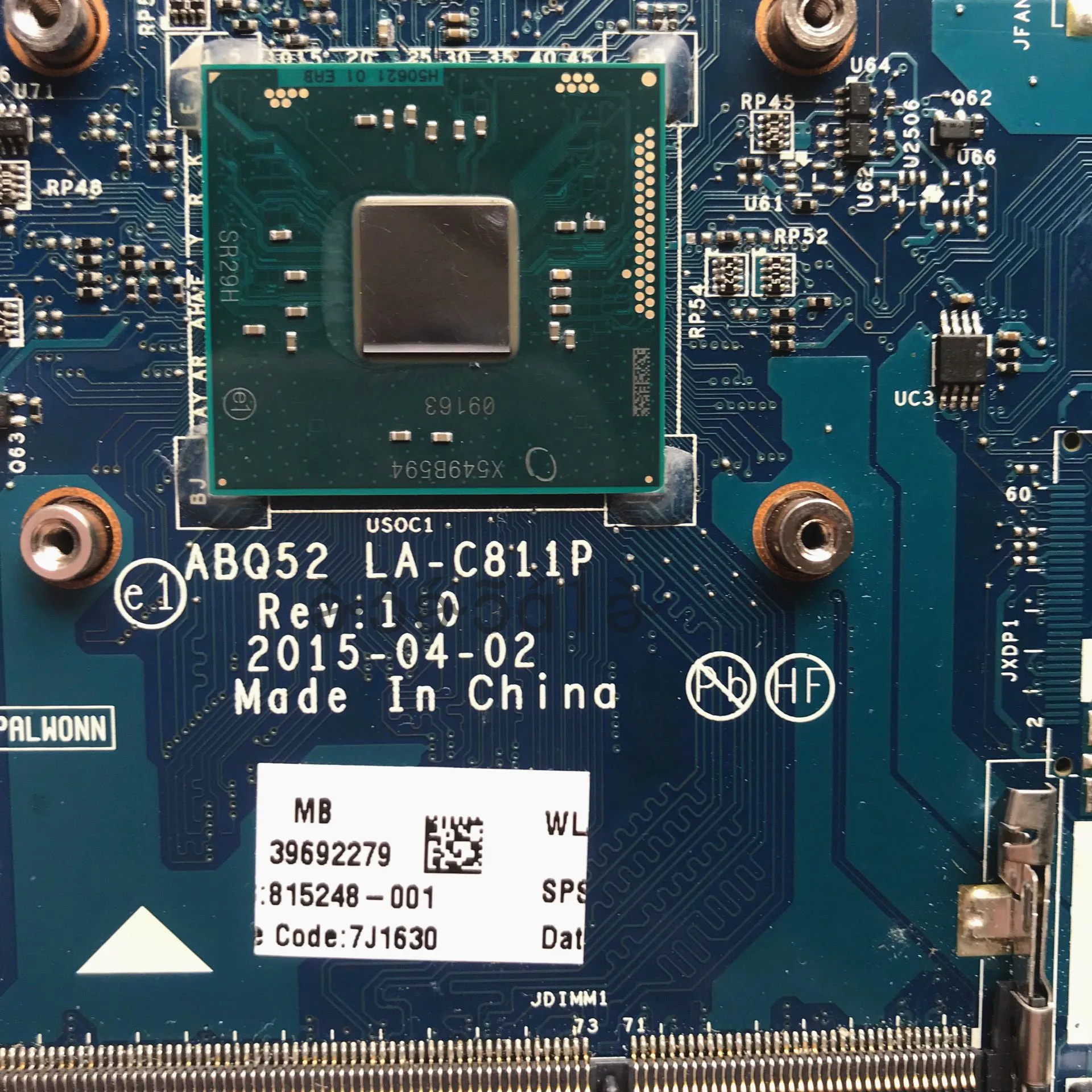Материнская плата для ноутбука HP 815248 G4 15-AC 815248-501 815248-601 250-100% |