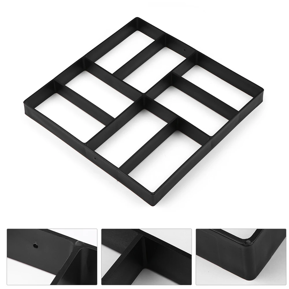 Paving Path Border Maker Molder Reusable Concrete Cement Stone Design Paver Walk Mould DIY Brick Mold |