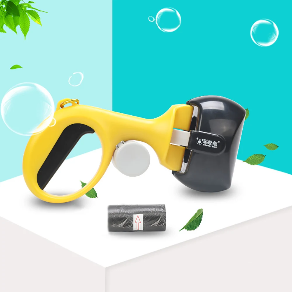 

Dog Pooper Scooper Dogs Poop Bag Dispenser Pet Poop Scoop Shovel Pick Up Excreta Animal Waste Picker Pets Outdoor Cleaning Tools