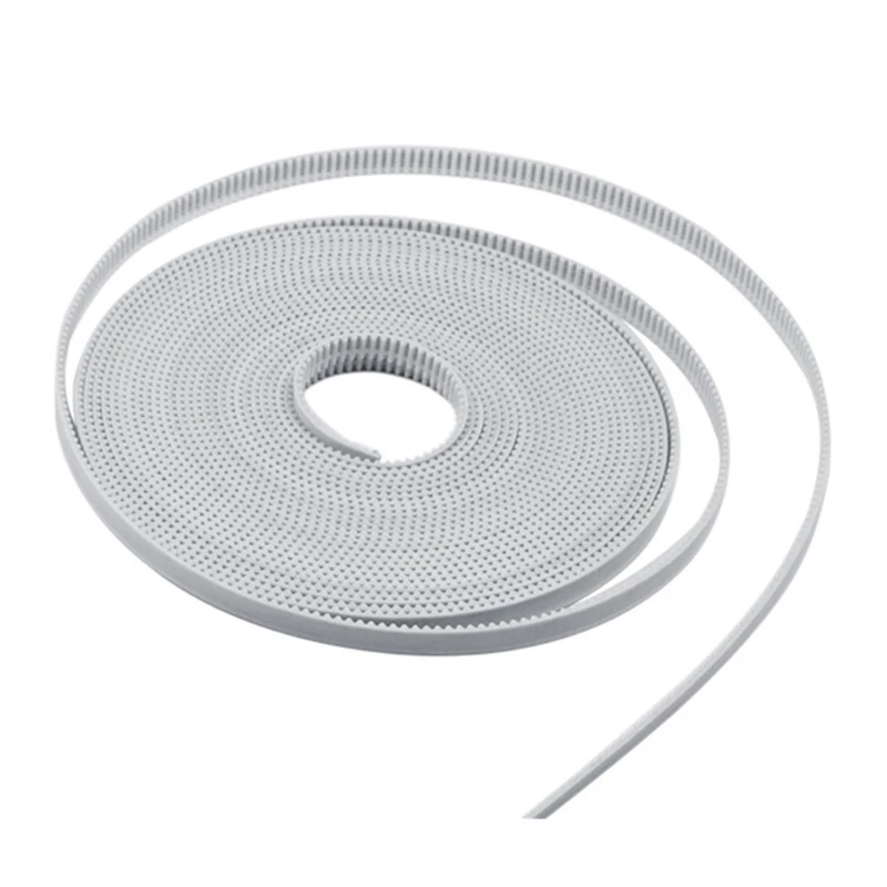 

GT2 Timing Belt PU White/Black 5M Open Synchronous Belt Width 6mm Polyurethane Steel Core 5M Timing Belt for 3D Printer R2JF
