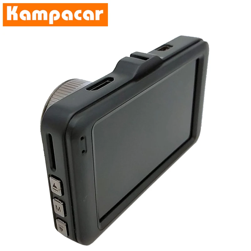 Автомобильный видеорегистратор Kampacar, 3 дюйма, камера s, фронтальная линза, видео рекордер, видеорегистратор, авто регистратор, мини видеорегистратор, видеокамера HD 1080 P, регистратор, камера