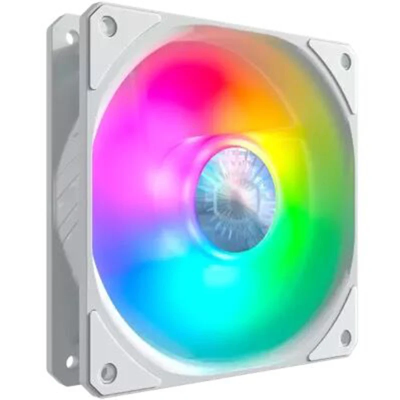 

ARGB 120 мм компьютерный чехол CPU охлаждающий вентилятор белый выпуск RGB 5V адресный PWM тихие вентиляторы