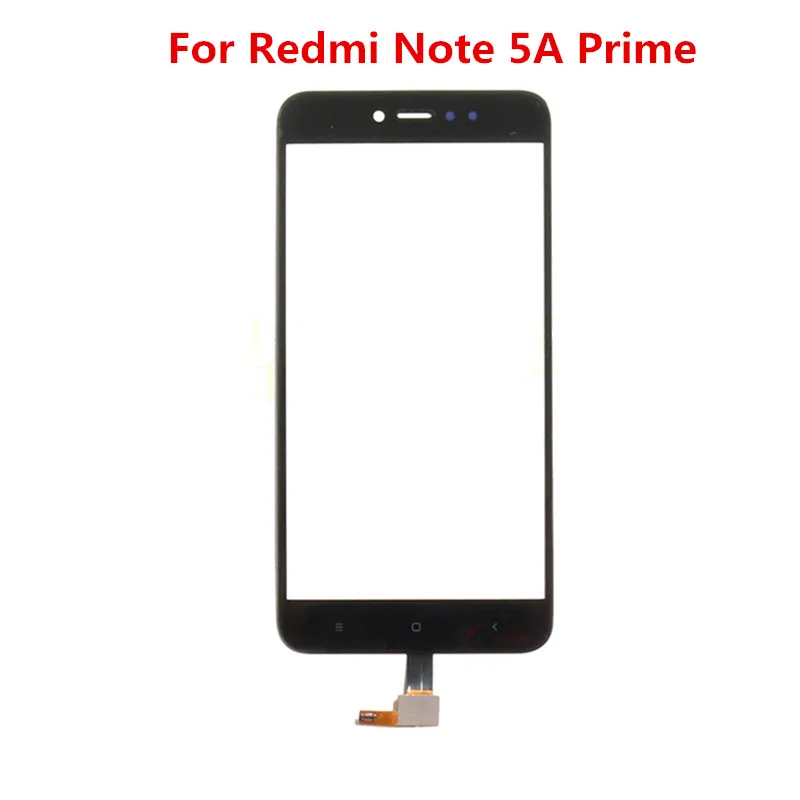 Внешний экран для Xiaomi Redmi Примечание 5A Prime дигитайзер сенсор Передняя сенсорная ЖК-панель дисплей стекло Крышка Ремонт Замена частей
