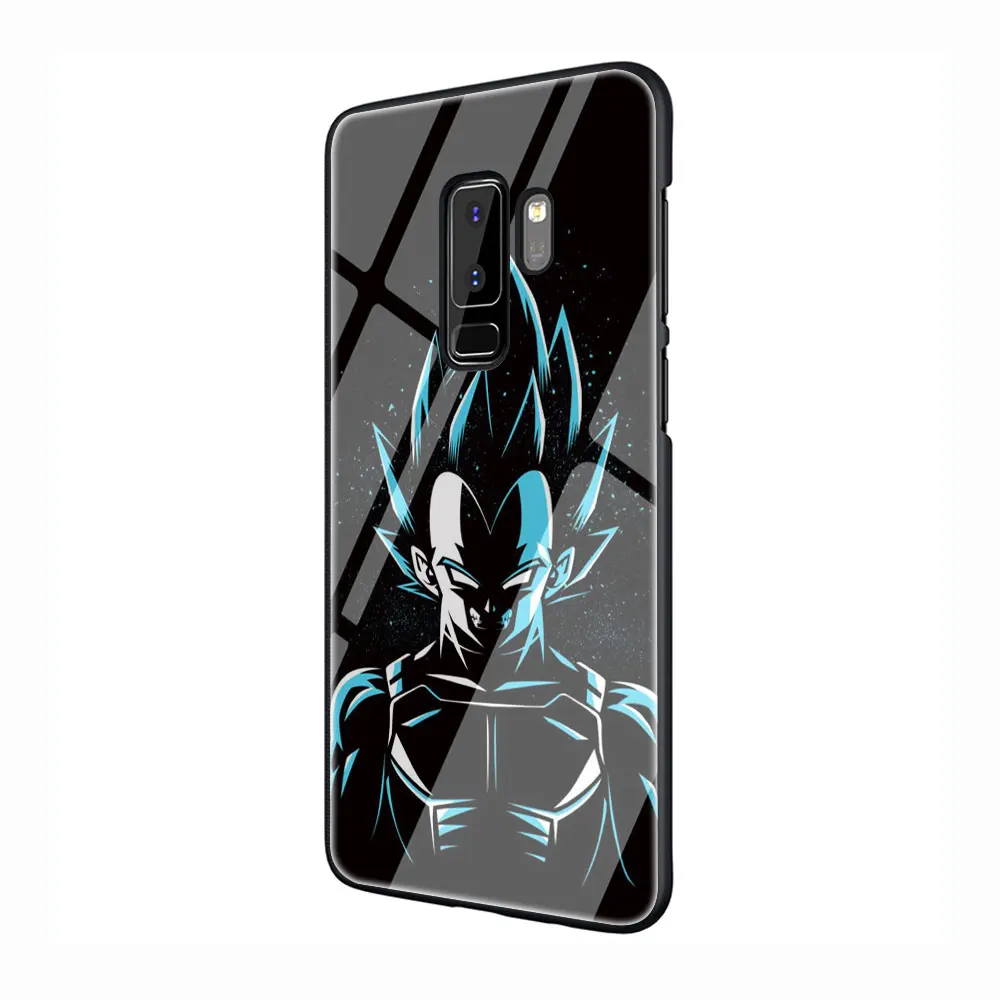 G2 Dragon Ball z Супер Братья Марио логотип закаленное Стекло TPU черный чехол для Galaxy S7 Edge S8 S9 S10 Plus, Note 8, 9, 10, A10 20 30 40 50 60 - Цвет: G2