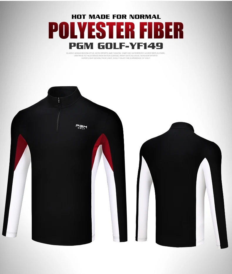 PGM Одежда Для Гольфа Мужская футболка с длинным рукавом для весны мужская одежда