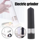 Электрическая мельница для соли и перца, автоматическая мельница для специй, работающая одной рукой
