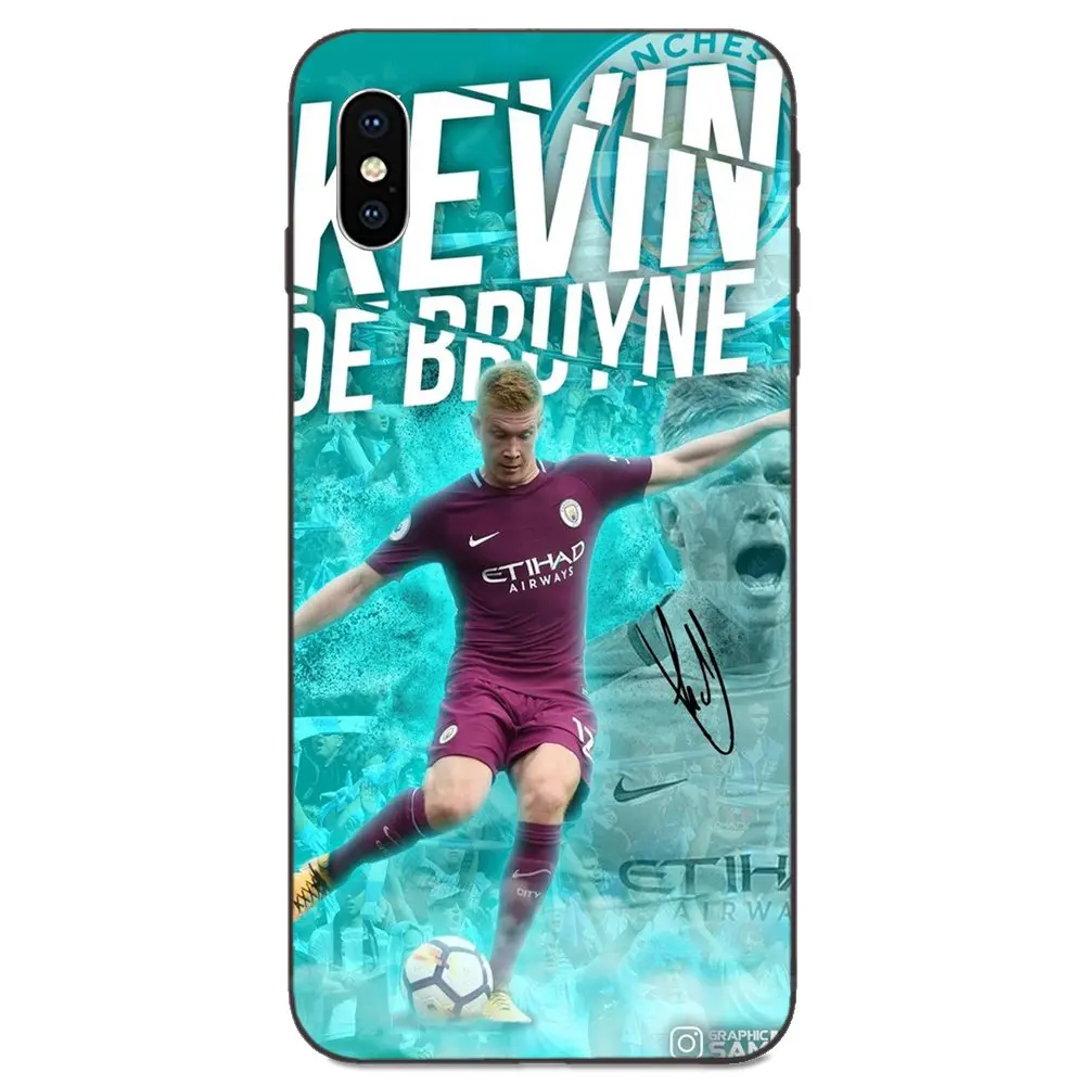 as picture Черный мягкий чехол для huawei nova 2 2S 3i 4 4e 5i Y3 Y5 II Y6 Y7 Y9 Lite Plus Prime Pro футболист Кевин Де Брюйн - Цвет: as picture