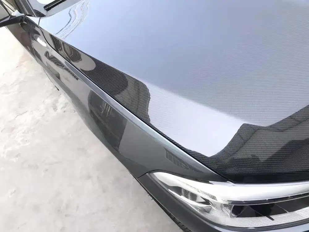 Крышка вентиляционного отверстия переднего бампера двигателя из углеродного