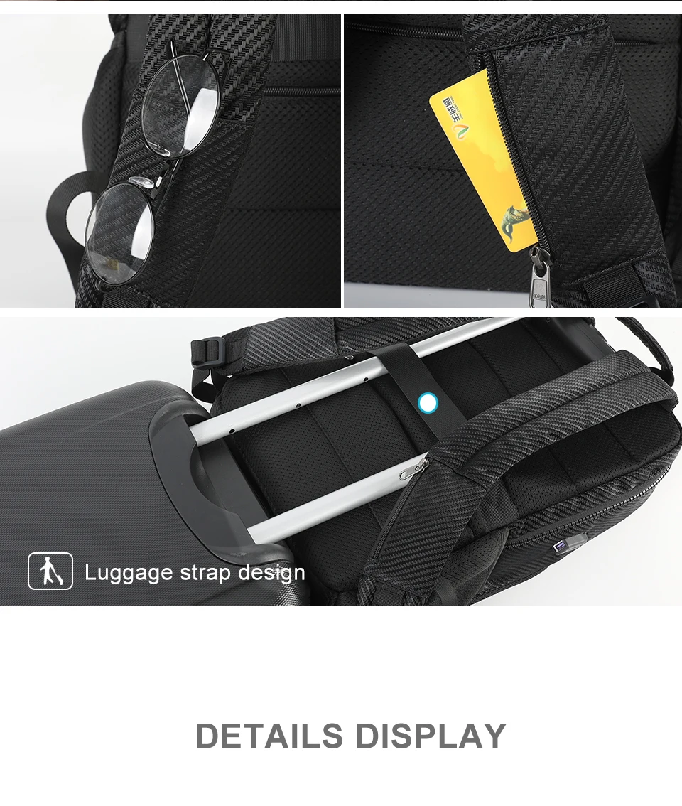 Tigernu New Classic Backpack Men High Quality Waterproof 15.6 inch Anti theft Laptop Backpack Fashion With 4.0 USB Charging