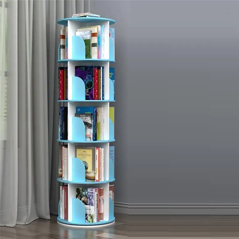 

Per La Casa For Revistero Minimalist Shelf Wood Rotatable Rotate Home Furniture Libreria Scaffale Modern Bookcase Book Case Rack