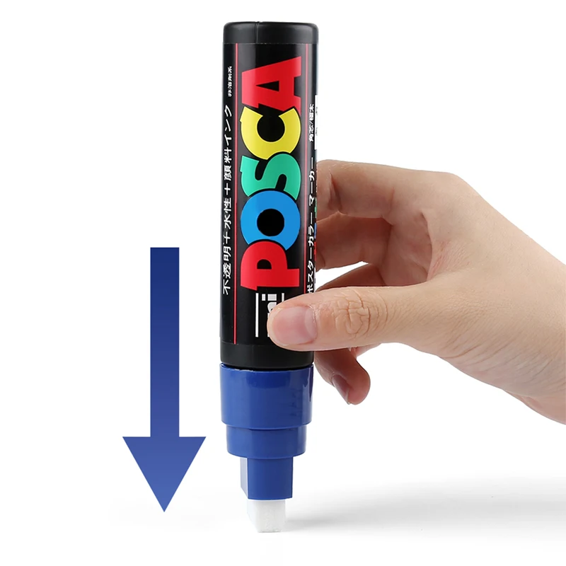Uni Posca PC 17K Краски маркер для белой доски Экстра широкие Tip 15mm 8 цветов набор ручек