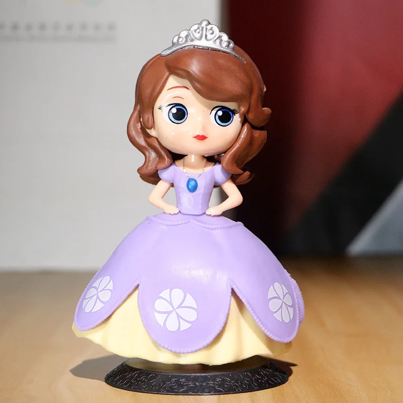 10 видов стилей Q Posket Sophia Snow Queen Эльза и Анна Фигурки игрушки куклы Aurore 17 см ПВХ