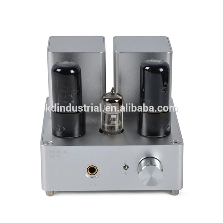 

High Quality Mini Tube Headphone amplifier 27W KD-6P6P Audio tube amplifier black Auto Parts