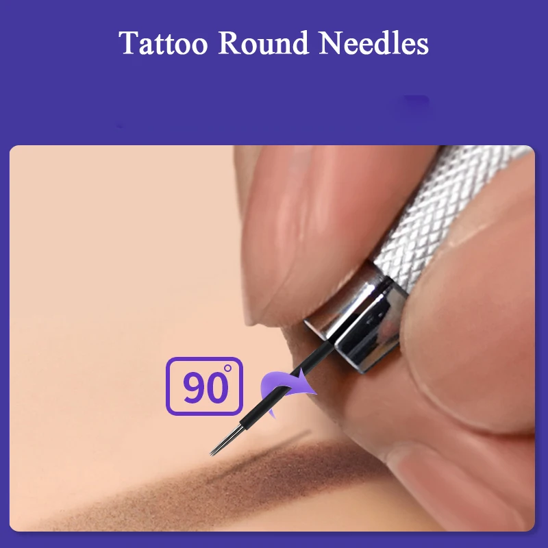 Иглы для профессионального микроблейдинга 10 шт. 0 35 мм перманентные