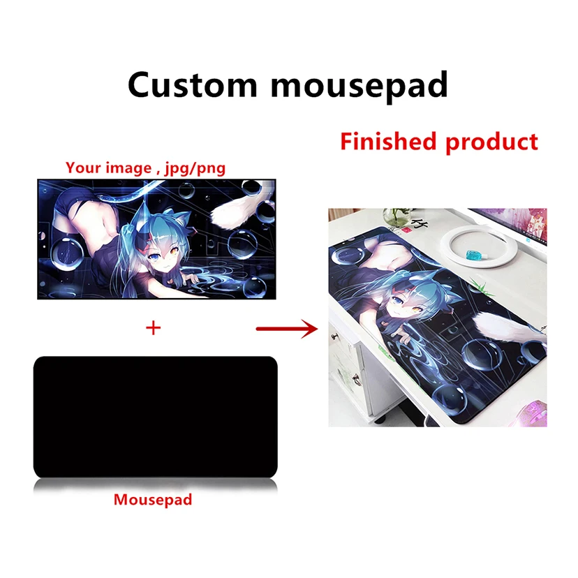 DIY Personality Picture Customized Mouse Pad Large MousePad Mouse Mat Computer Office XXL Mouse Carpet Keyboard pad Desk Mat