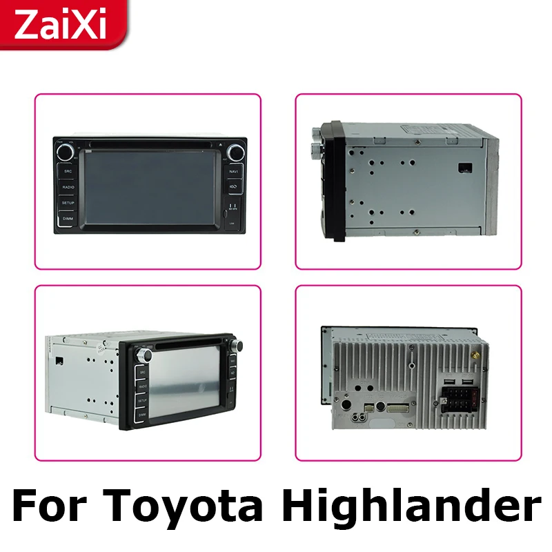 Автомобильный мультимедийный плеер ZaiXi android dvd gps навигация радио видео аудио для