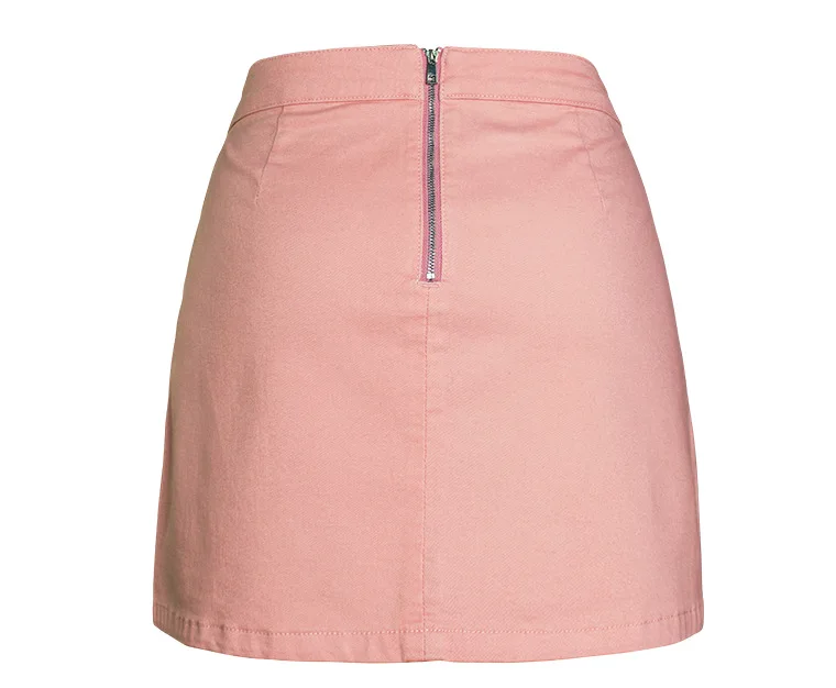 

Summer A Line Kawaii Skirts High Waist Push Up Korean Skirt Harajuku Solid Color Mini Skirt Streetwear White Pink Pencil Skirt