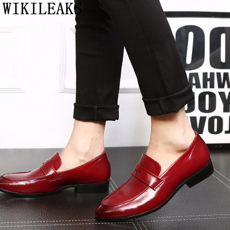 Модные элегантные мужские кожаные туфли Мужские костюмные Zapatos De Hombre Vestir