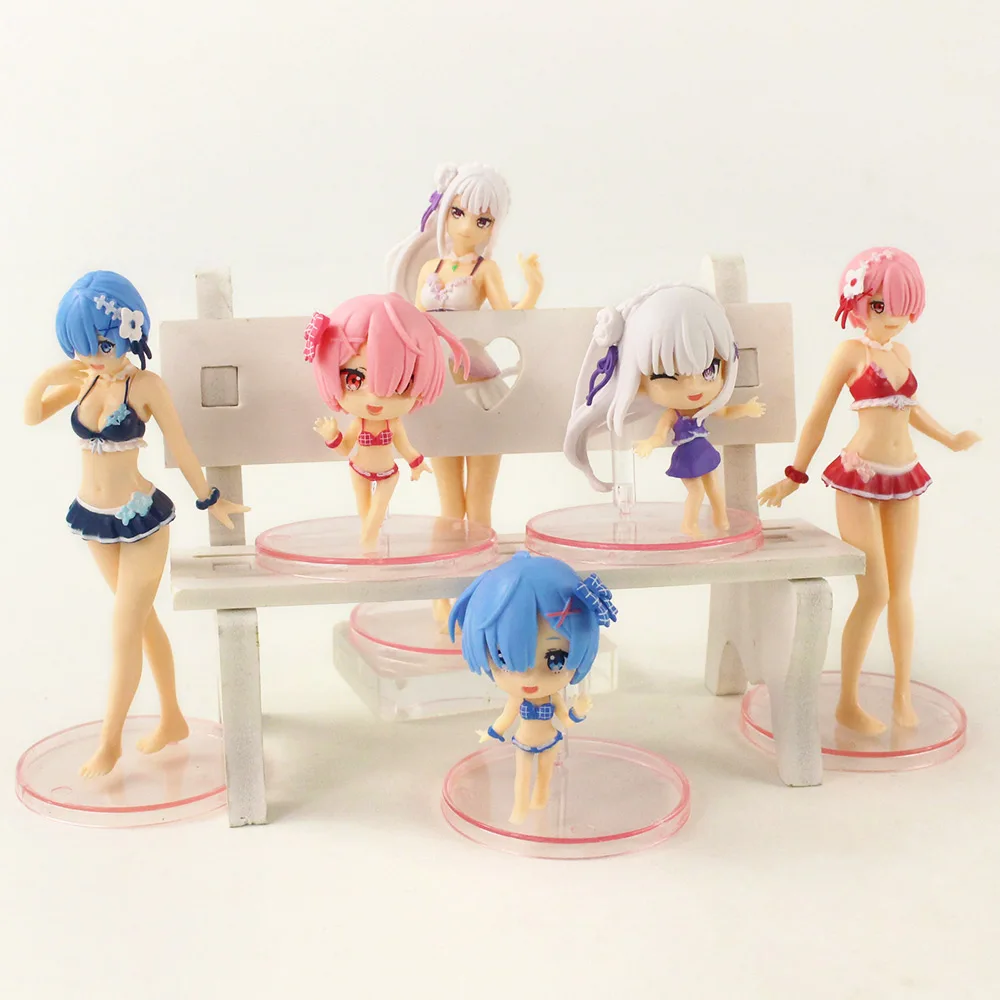 

Экшн-фигурка Rem Ram из ПВХ, 6 шт./компл., 7-13 см