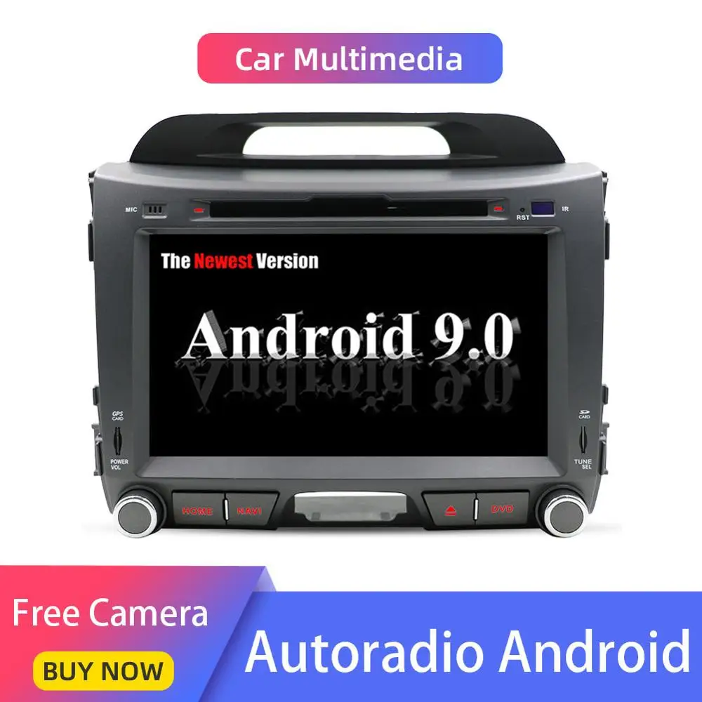 Bosion 2 din Android 9,0 Автомагнитола для KIA sportage 2011 2012 2013 автомобильный ПК головное устройство с gps навигацией стерео wifi