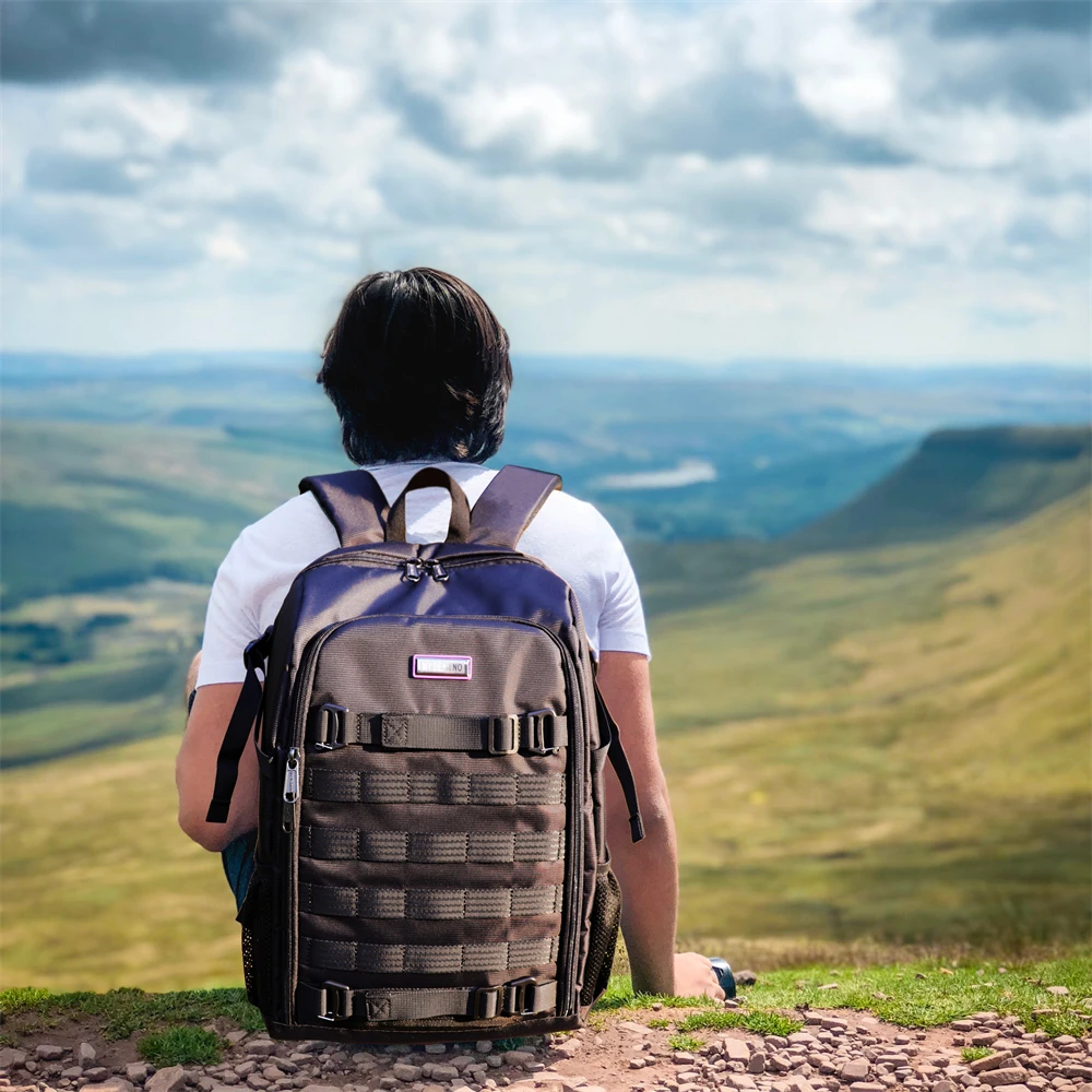 Тактический рюкзак для камеры вместительная сумка на плечо зеркальных камер