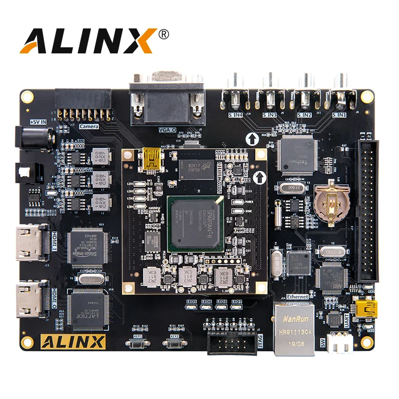Плата алинкс AV6150: XILINX Spartan-6 XC6SLX150 ПЛИС обработка видеоизображений вход HDMI выход