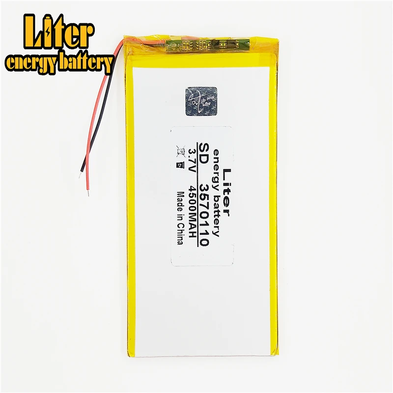 3570110 3 7 V 4500mAH литий-ионный полимерный аккумулятор для планшетного ПК дюймов 8 9 |