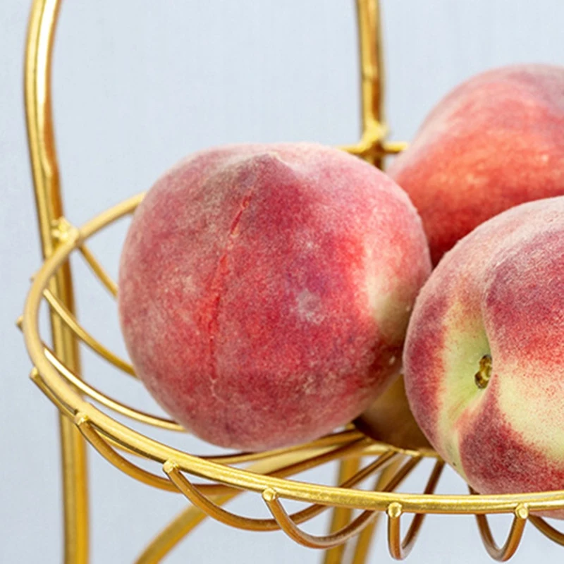 

European-Style Fruit Plate Living Room Household Double Fruit Plate Modern Fruit Plate Double Fruit Basket