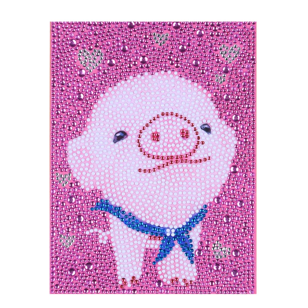 

Diy 5d Diamond Painting Cute Long Deer Pink Pig Cross Stitch Mosaic Diamond Embroidery Needlework Patterns Rhinestone Paintings