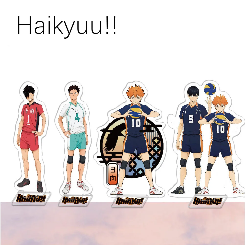 

35 стилей Haikyuu! Фигурка аниме, 16 см, фотоэлемент Shoyo Hinata Tobio Kageyama Daichi Sawamura, настольное украшение