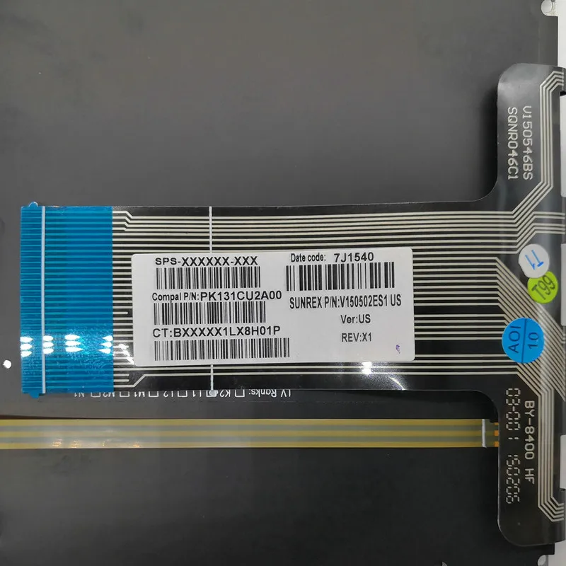 Клавиатура для ноутбука HP Pavilion 14 ab055tx 14-ab158tx ab159tx 14-ab166us Серебристая с английской