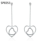 SPE6 925 стерлингового серебра Ретро серьги-кольца для женщин Личность французской моды пряжки для ушей