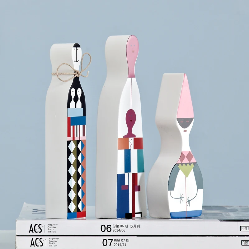 Абстрактная фигурка аксессуары для дома гостиная спальня деревянное