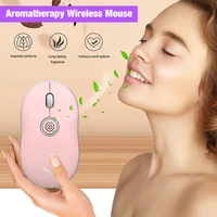 wireless computer mouse 2 4g 1600dpi optical usb 2 4g receiver aromatherapy mouse office business stylish mouse for pc laptop