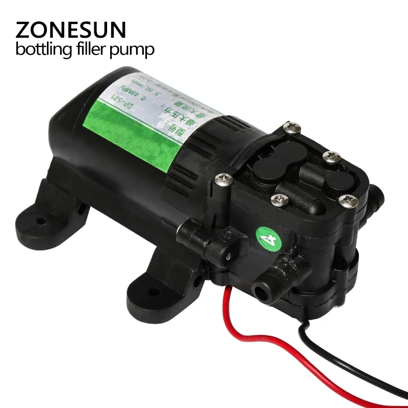 Мембранный Водяной насос ZONESUN для разливочной машины маленький безопасный
