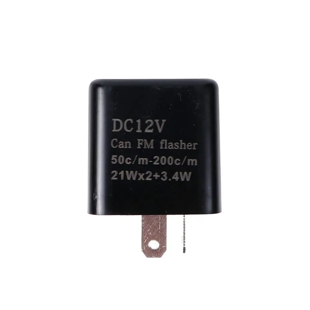 Светодиодный Flasher 12V 2 Pin регулируемое частотное реле индикатор сигнала поворота
