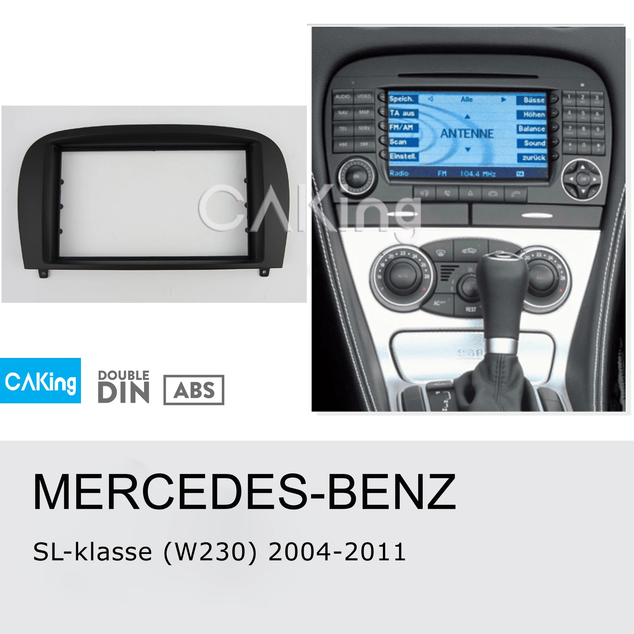 Двойная Din Автомобильная панель Fascia Для MERCEDES BENZ SL klase (R230) 2004-2011 комплект для