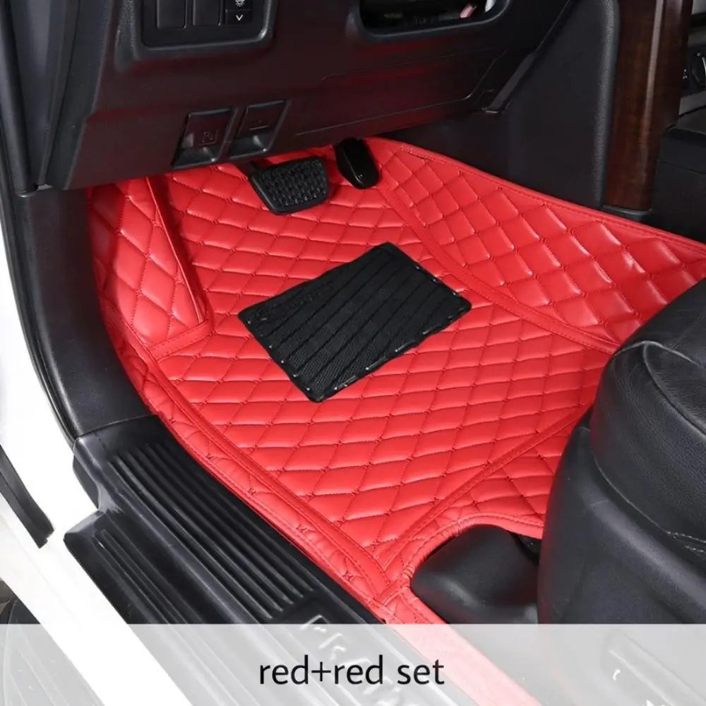 Автомобильные коврики ROWNFUR 3D кожаные для Toyota Land Cruiser 100 200 77 80 роскошные на заказ