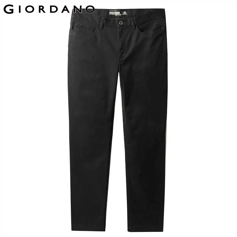 Giordano мужские стрейчевые повседневные джинсовые брюки из натурального хлопка на