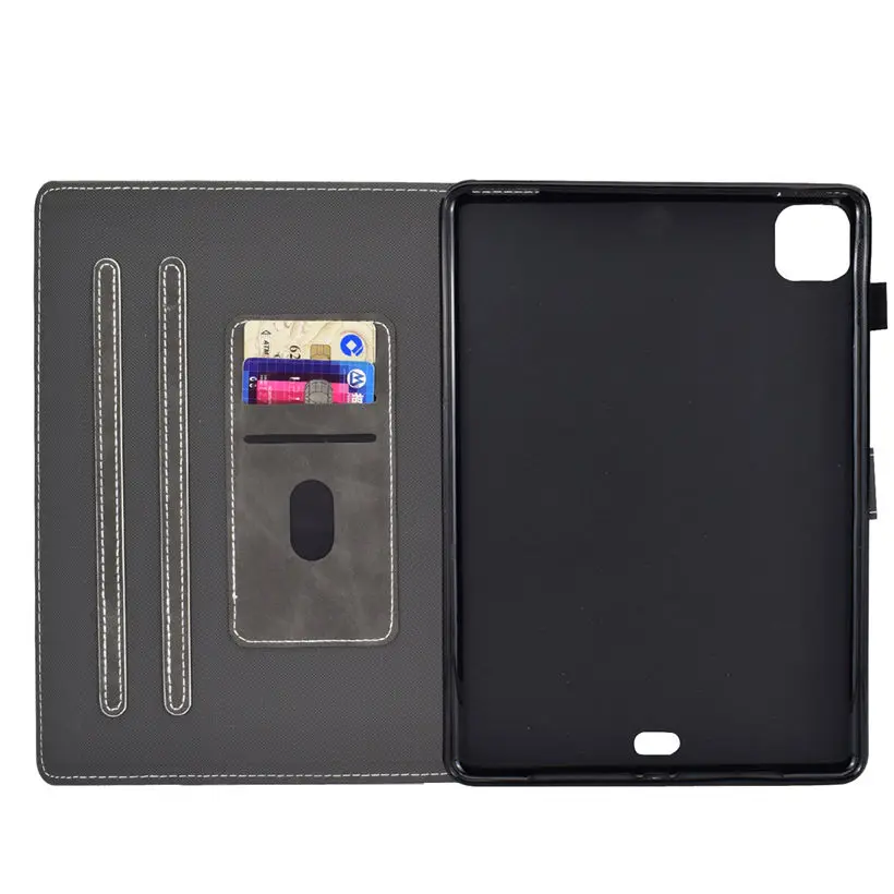 For iPad Pro 11 2020 Smart Case Cover 11" Funda Tablet panda Embossed PU leather Stand Coque Shell Capa +Gift | Компьютеры и офис