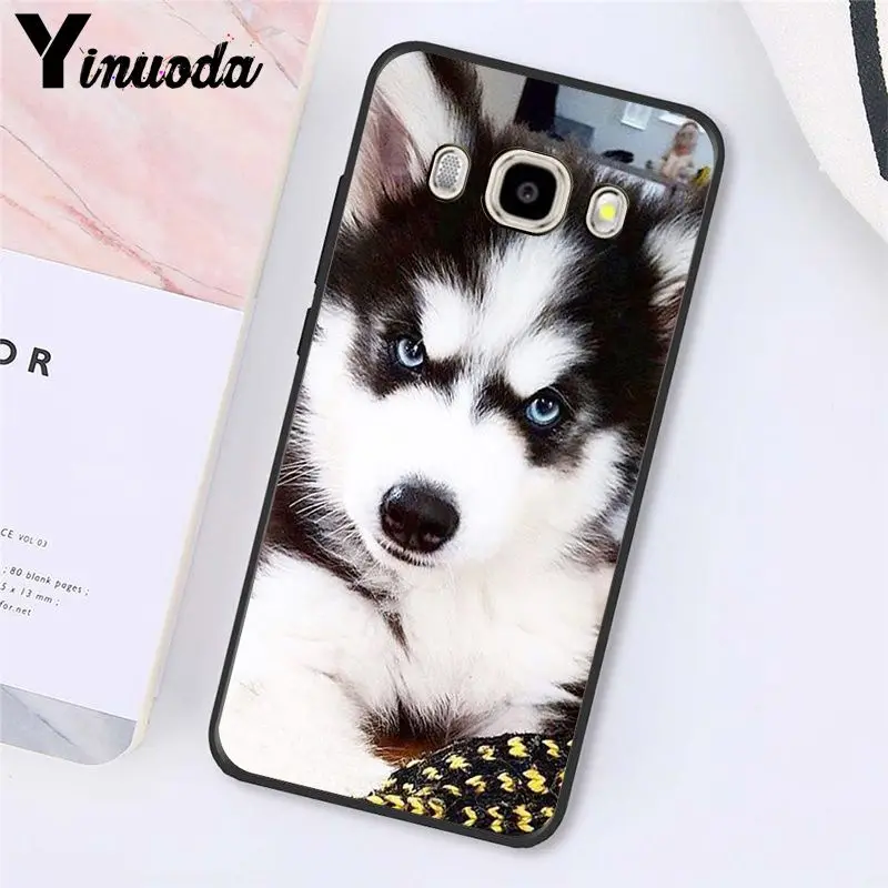 A7 Yinuoda милый мягкий чехол для телефона с изображением животных хаски и щенка для samsung Galaxy J7 J6 J8 J4 J4Plus J7 DUO J7NEO J2 J5 Prime - Цвет: A7